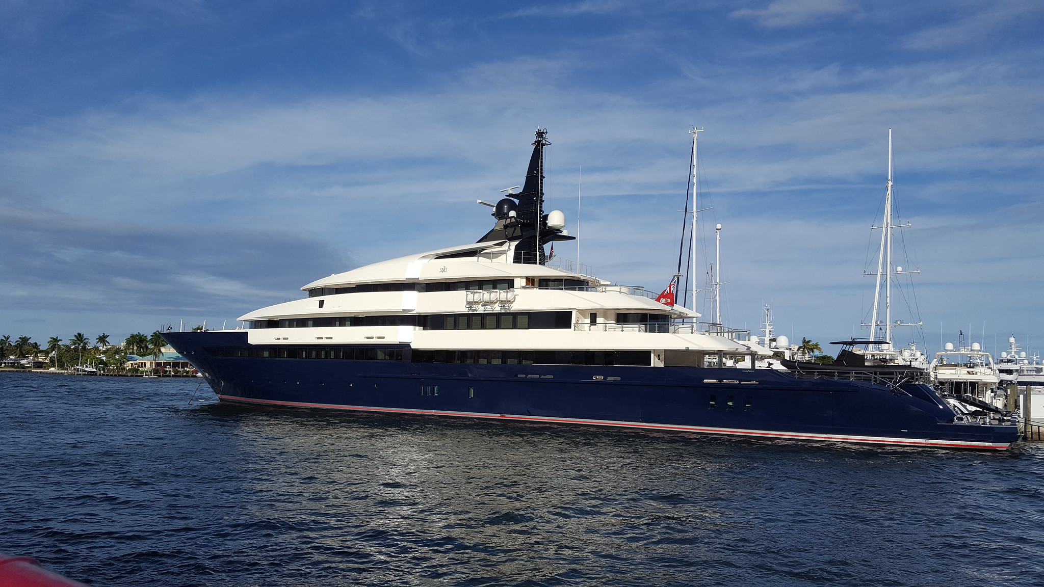 Steven Spielberg's yacht - 2016