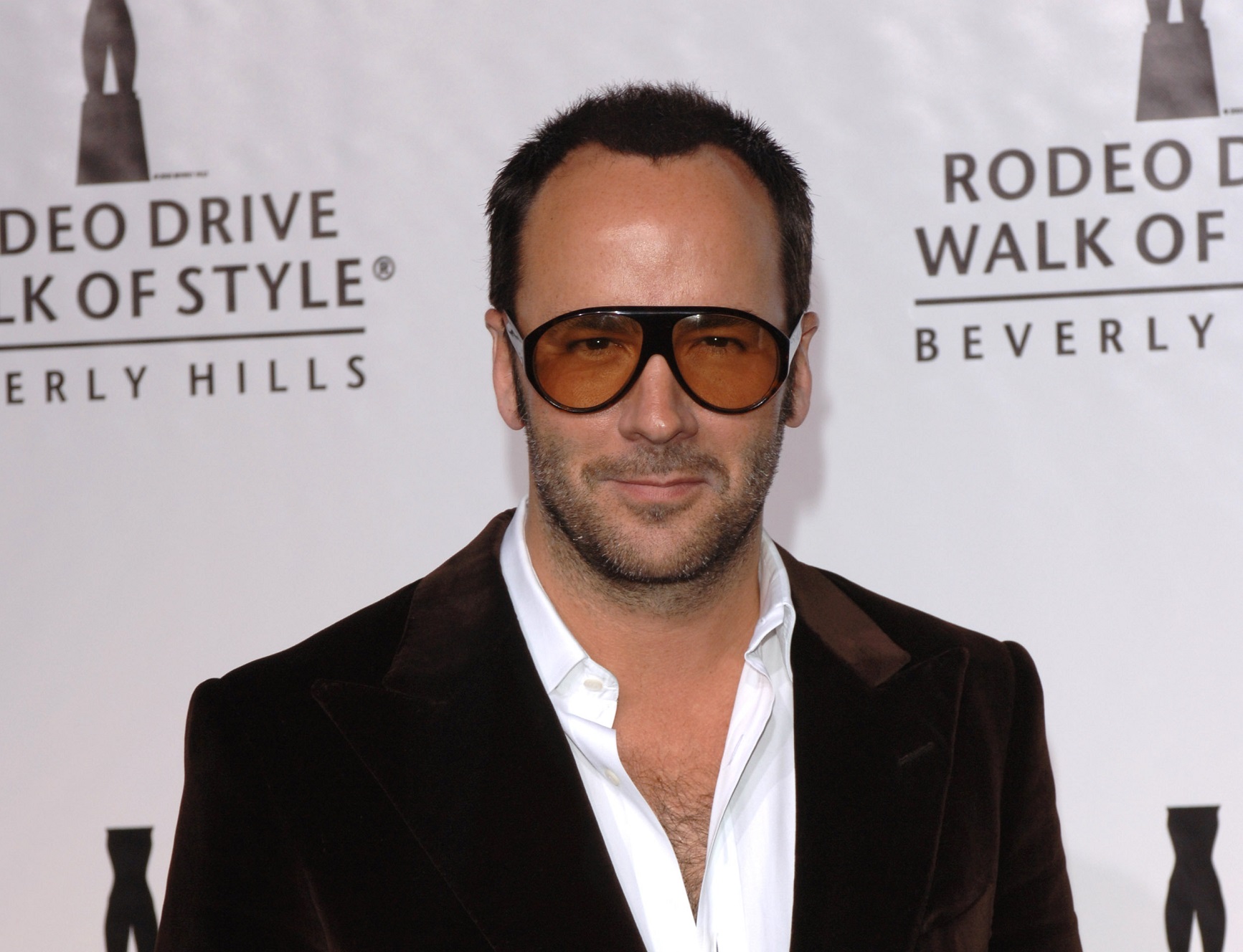 Designer TOM FORD at the Rodeo Drive Walk of Style Award - 2005
