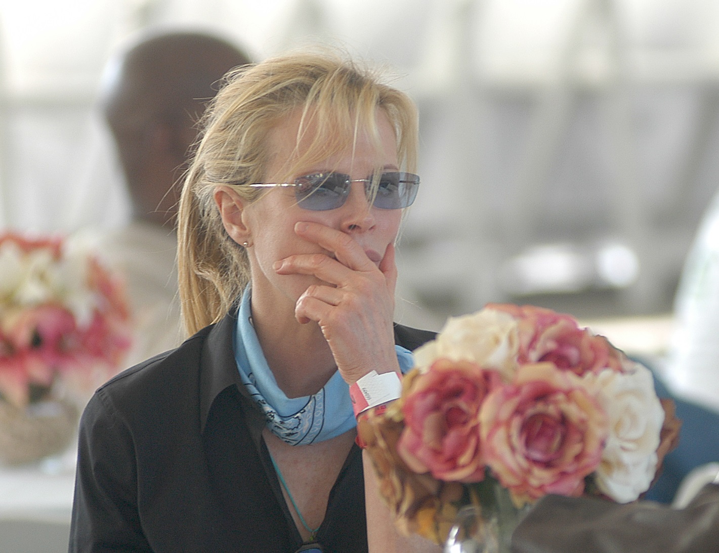 Kim Basinger looking surprised.