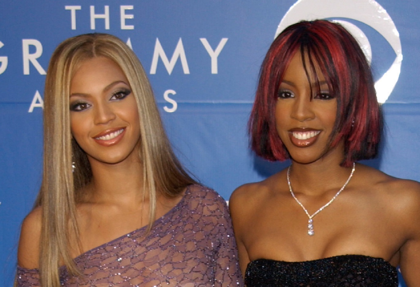 Pop group DESTINY'S CHILD at the 2002 Grammy Awards in Los Angeles.