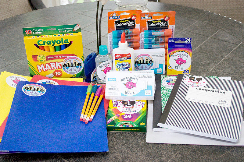 Close-up Photo of School Supplies displayed on a table