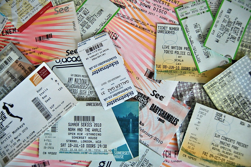 Close-up Photo of Concert tickets pile