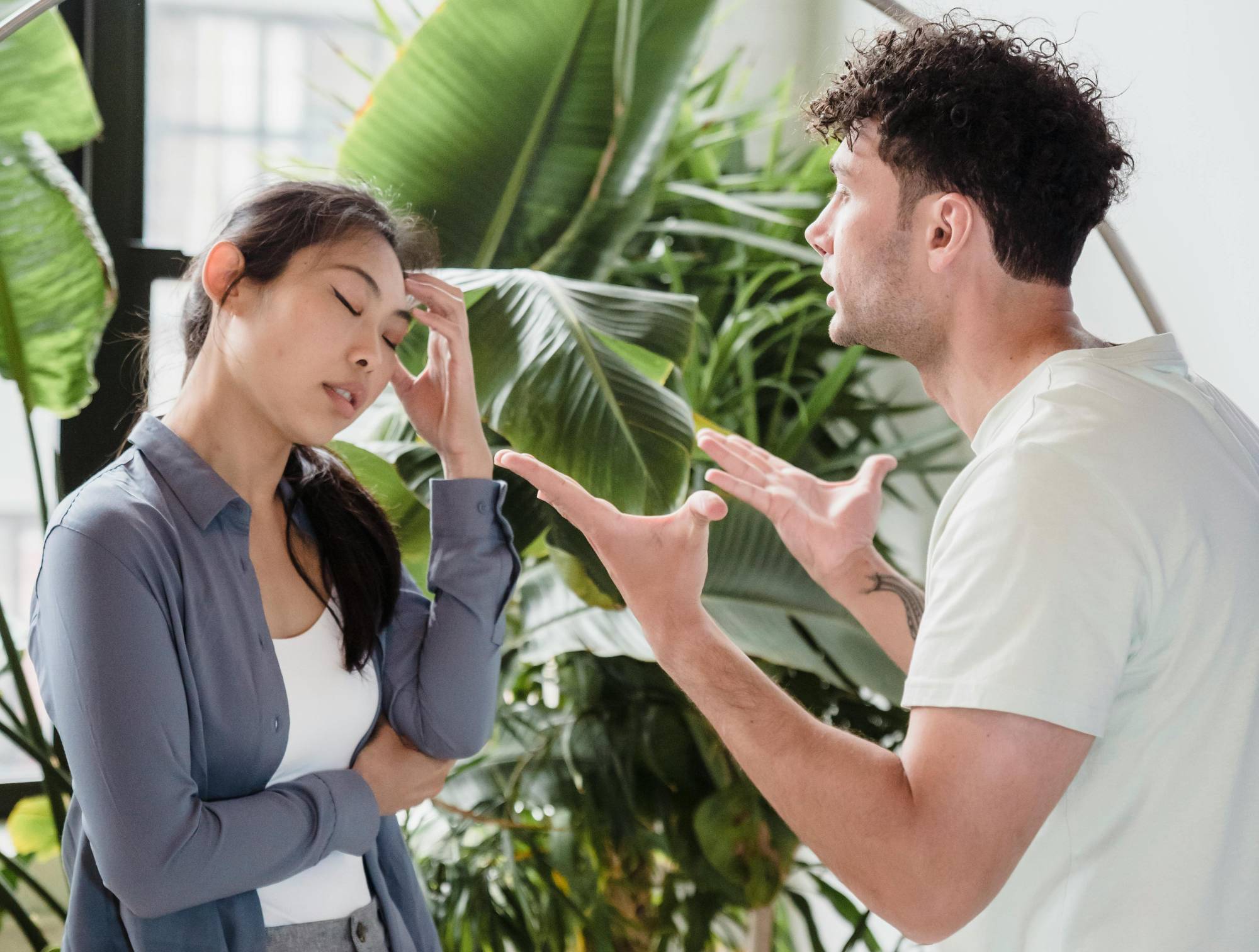 Man and Woman arguing