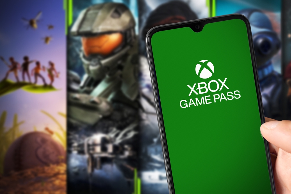 Xbox Game Pass on Smarthphone screen