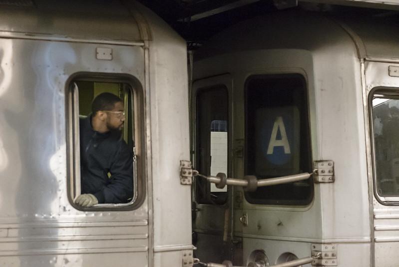 image of a train conductor