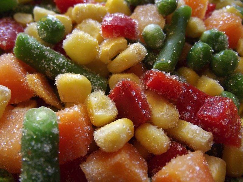 Close Up Photo of frozen vegetables