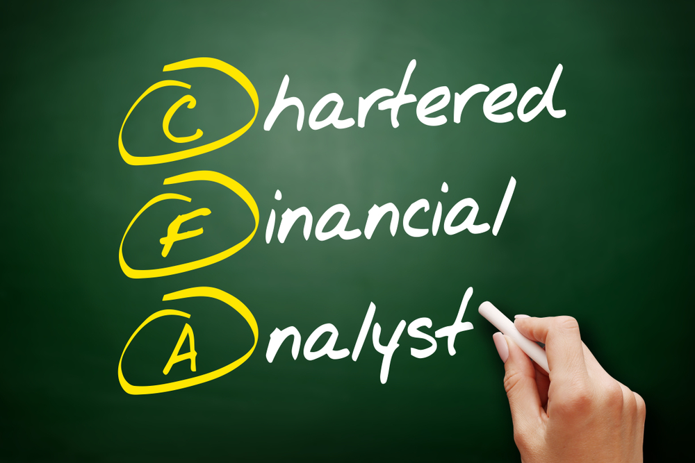 CFA Chartered Financial Analyst image concept
