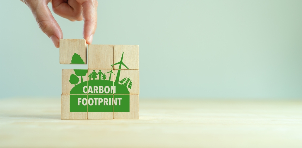 image concept for carbon footprint