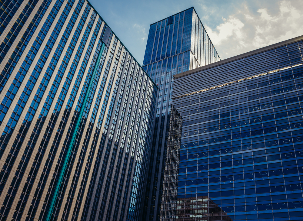 View on Marunouchi Trust Towers buildings