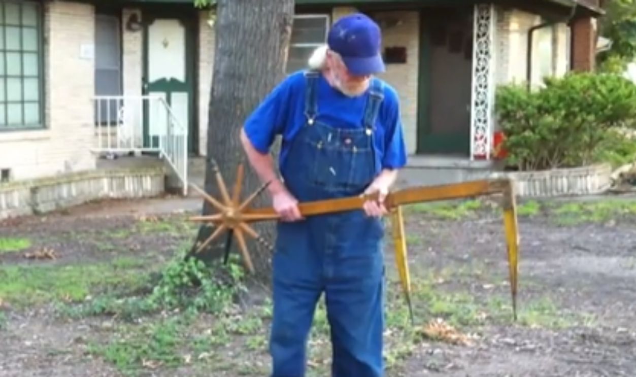 Flossie Greenleaf Log Caliper With Signed Grover Wheel