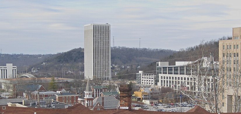 Downtown Frankfort, across the Kentucky River