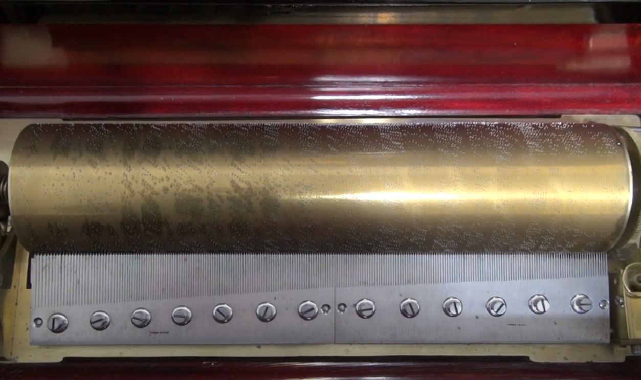 Antique Cylinder Music Box