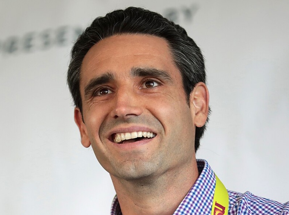 Ernest Garcia III speaking at an event