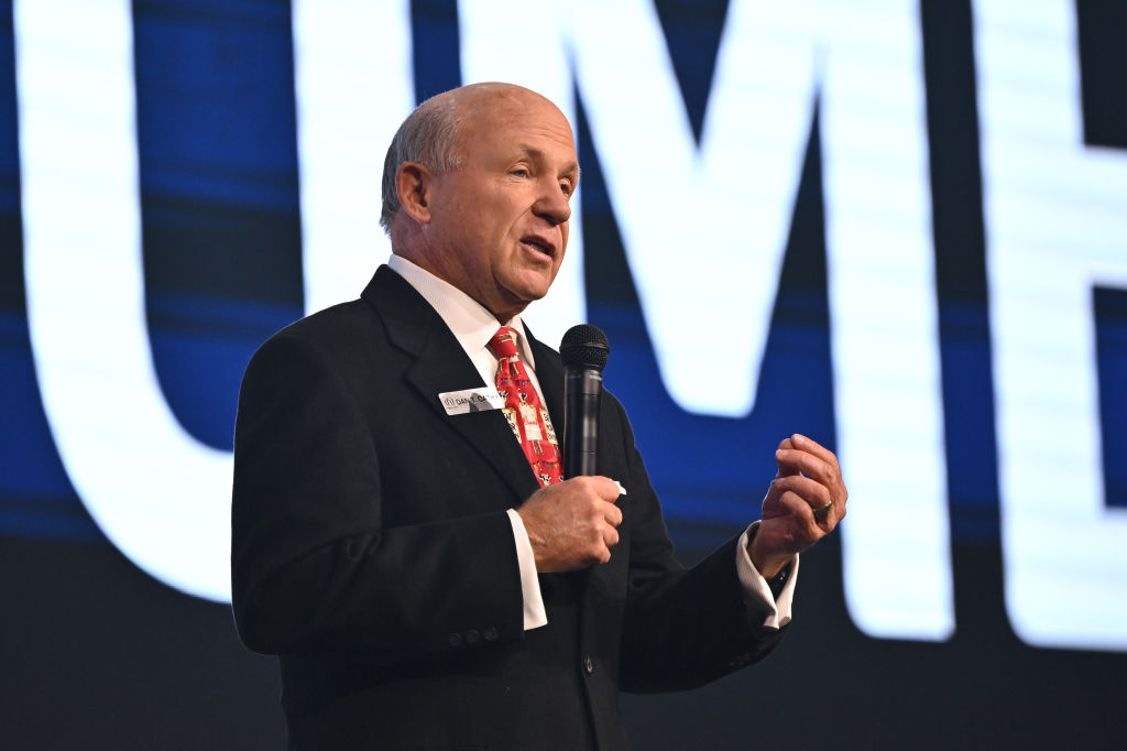 Dan Cathy attend the U.S. Soccer National Training Center announcement