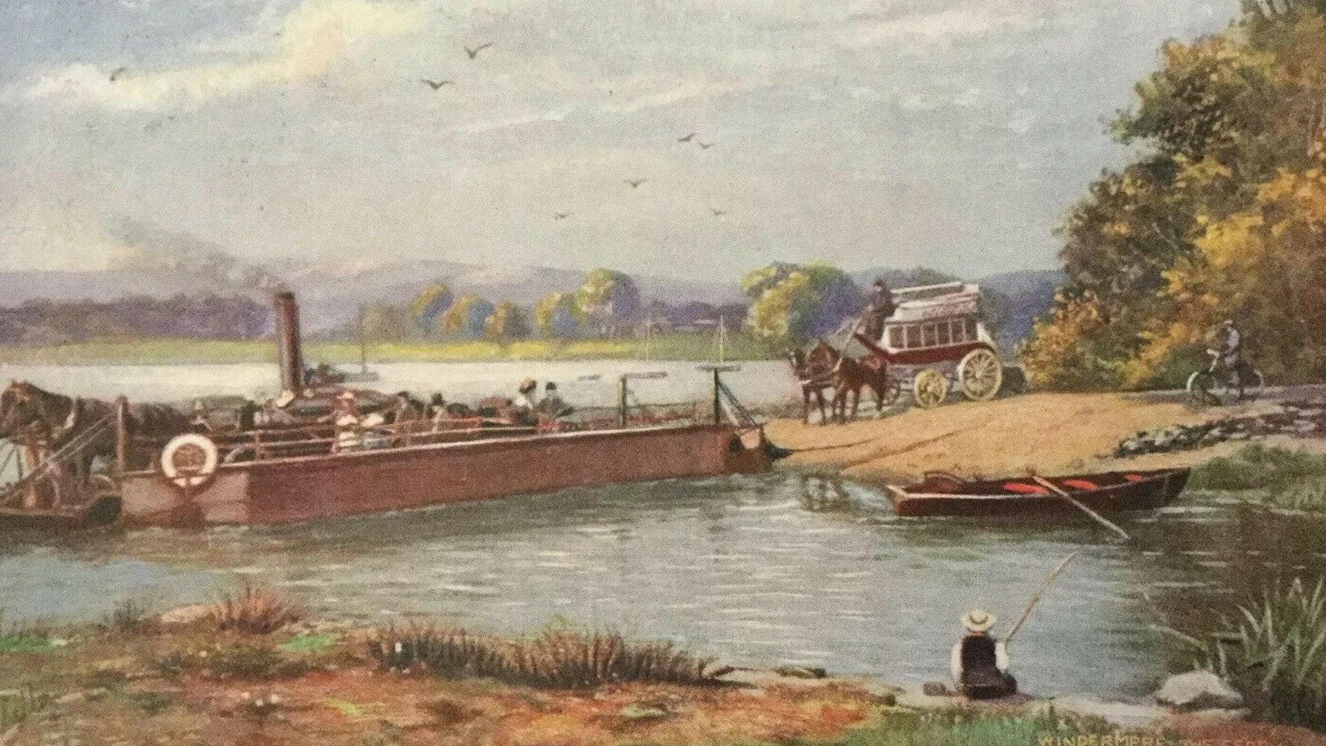 File:Tuck’s Oilette Postcard Windermere Ferry Lake District Posted 1906 (50581653462).jpg