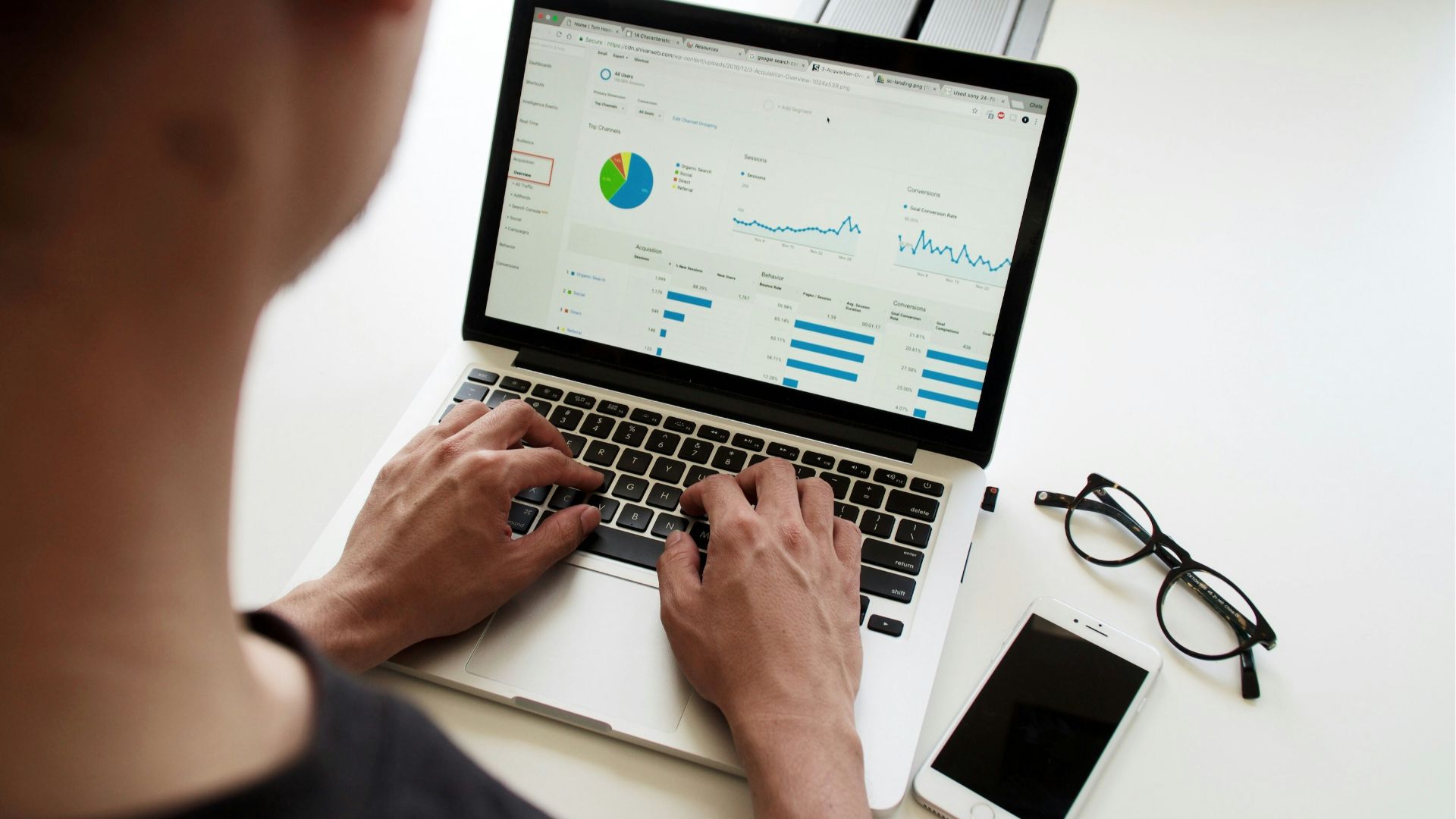 person using MacBook Pro