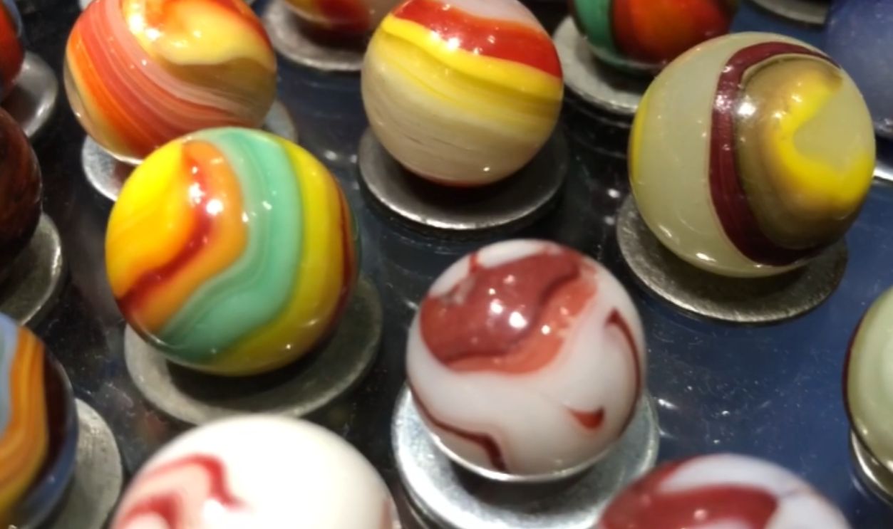 Swirl Marbles with Aventurine