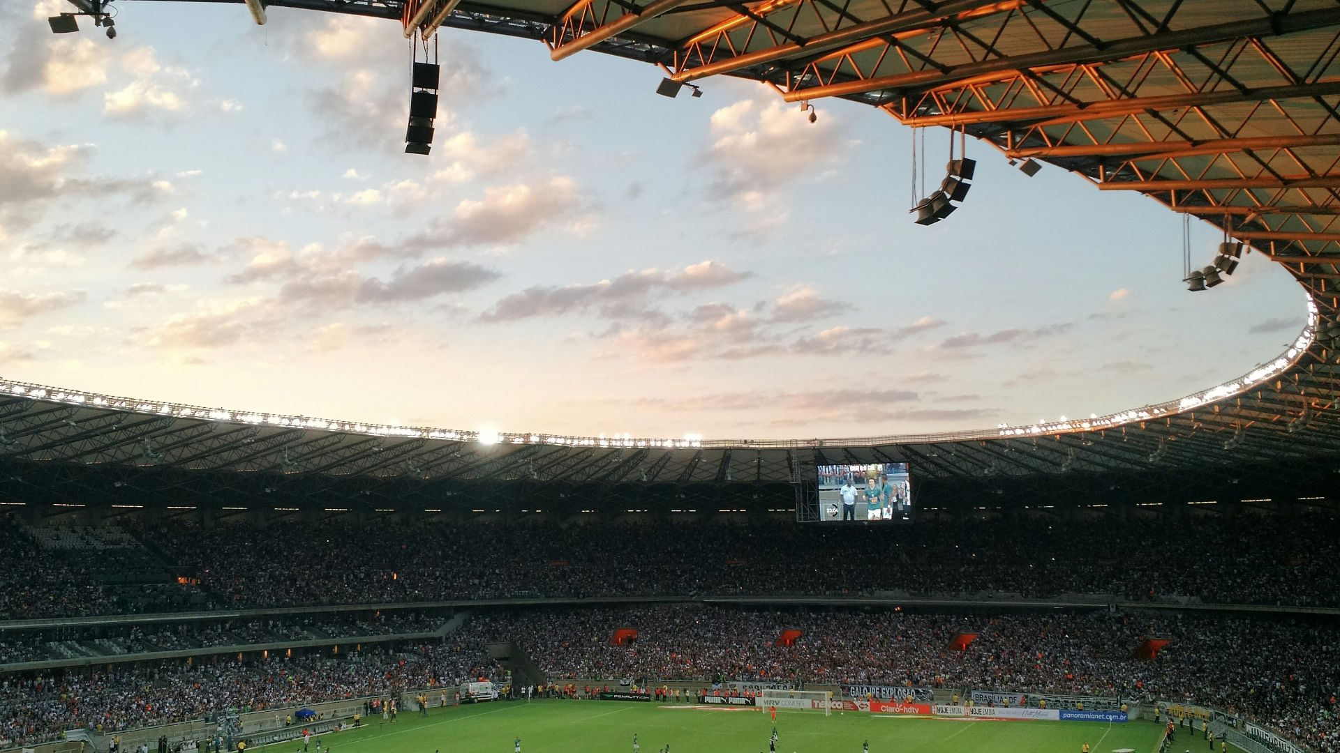soccer stadium during daytime