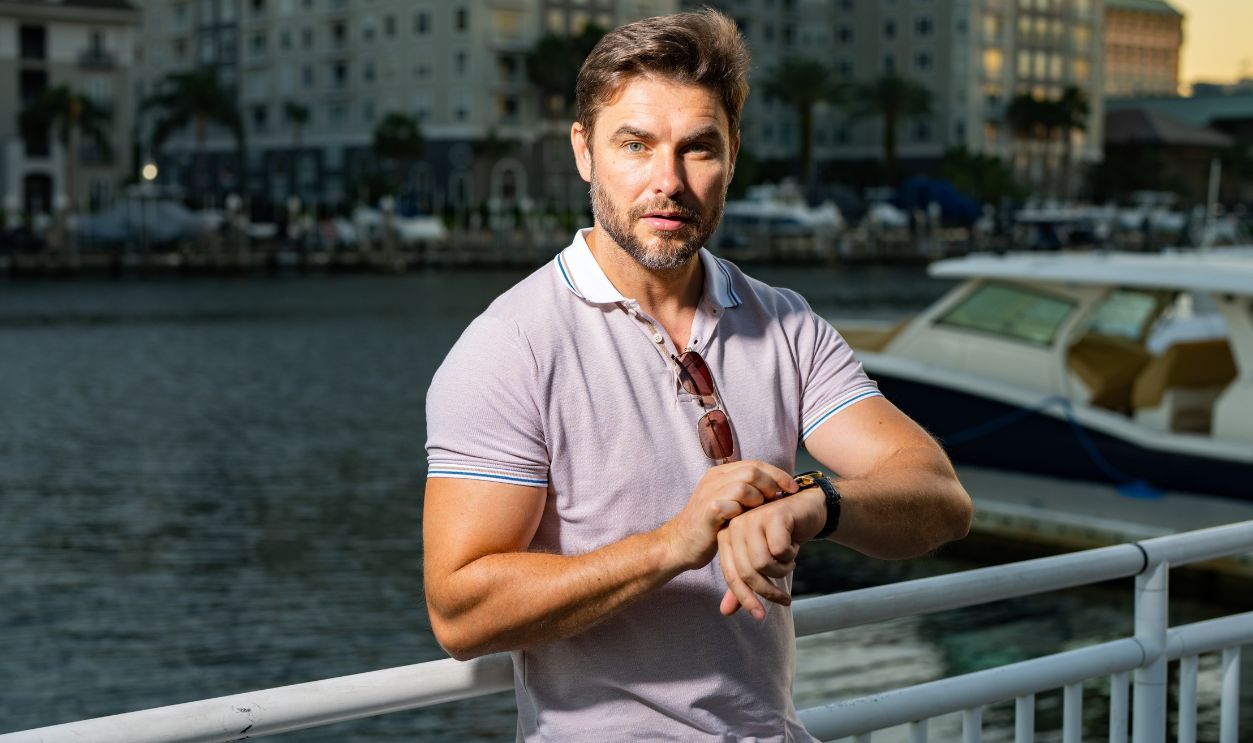 Person in Private Yatch