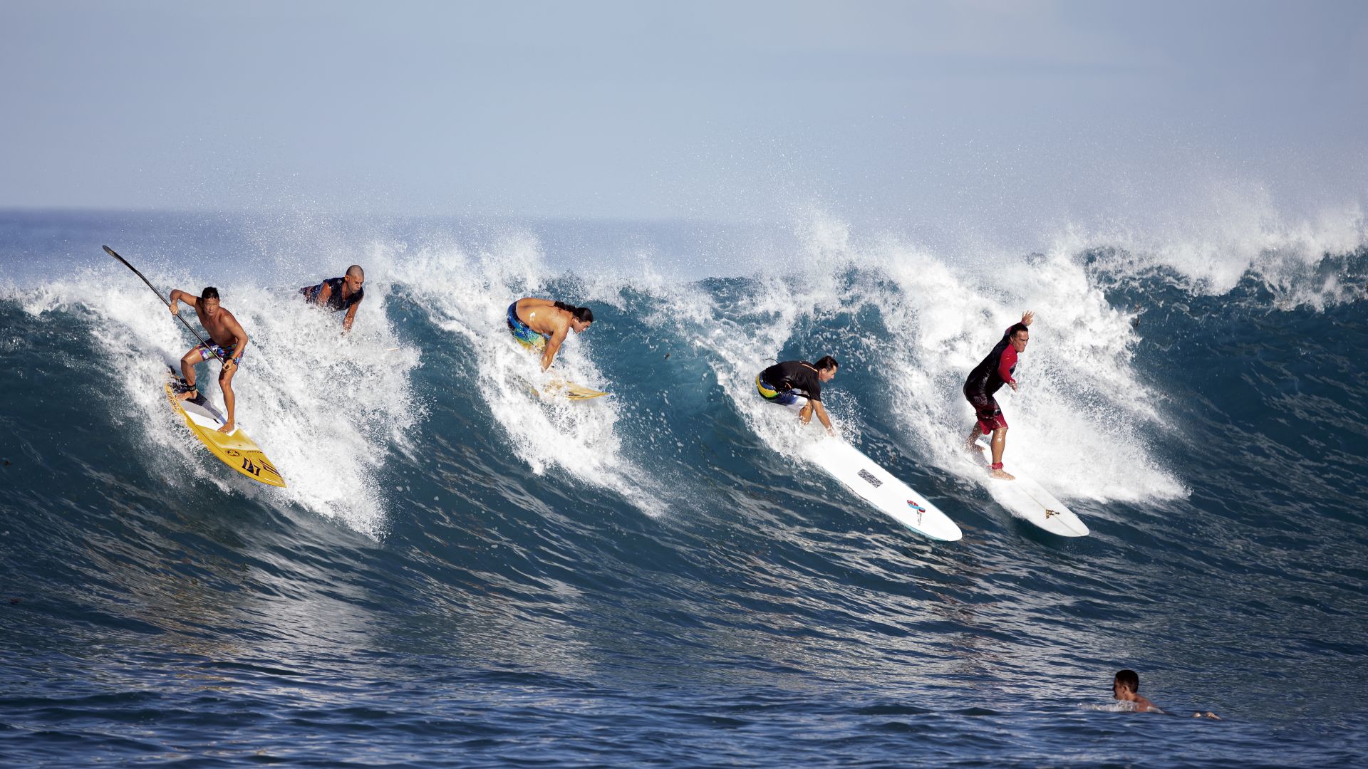 File:La horde - Surfers riding a wave in Paea, Tahiti.jpg