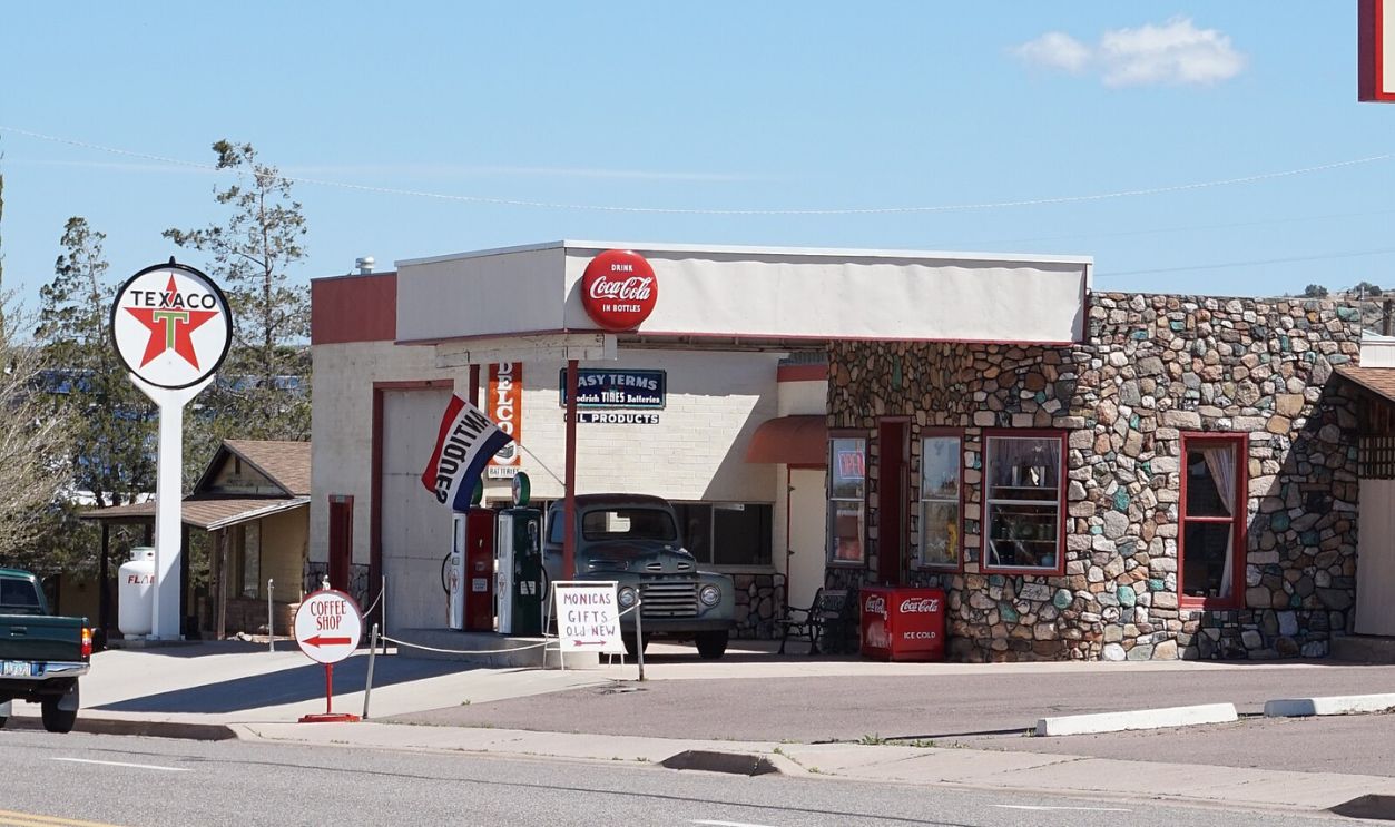 Texaco Service Station Frame