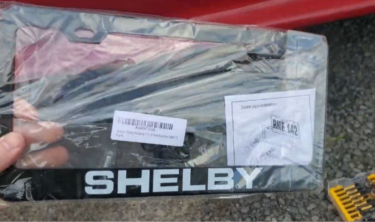 Shelby American License Plate Frame