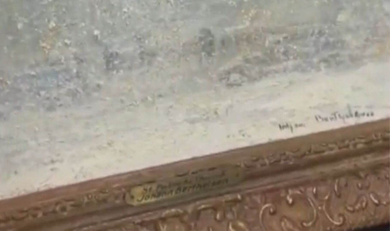 Johann Berthelsen painting