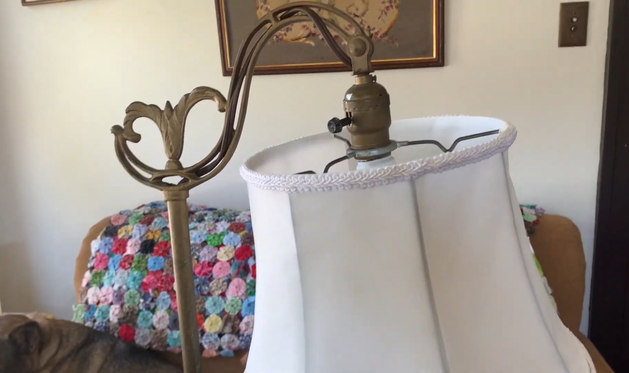 Bridge Arm Floor Lamp (1920s)