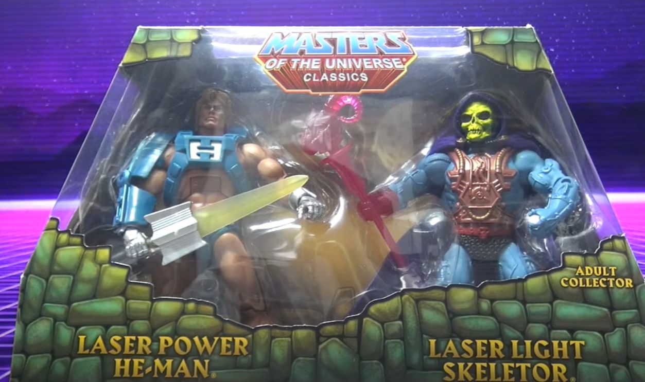 Laser Power He-Man and Laser Light Skeletor