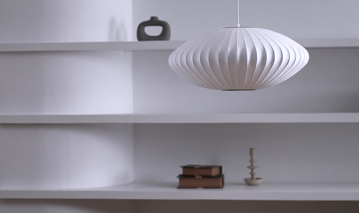 Eames Era Saucer Pendant Lamp (1950s)