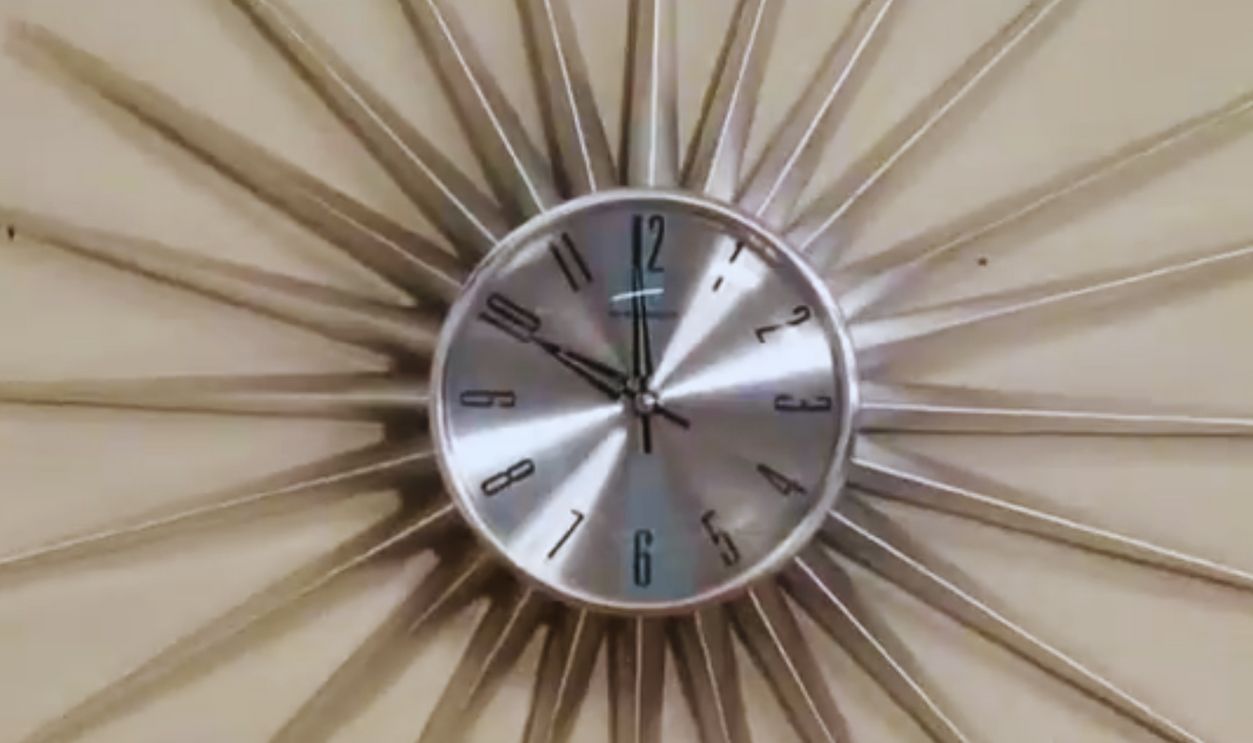 Sunburst Clock