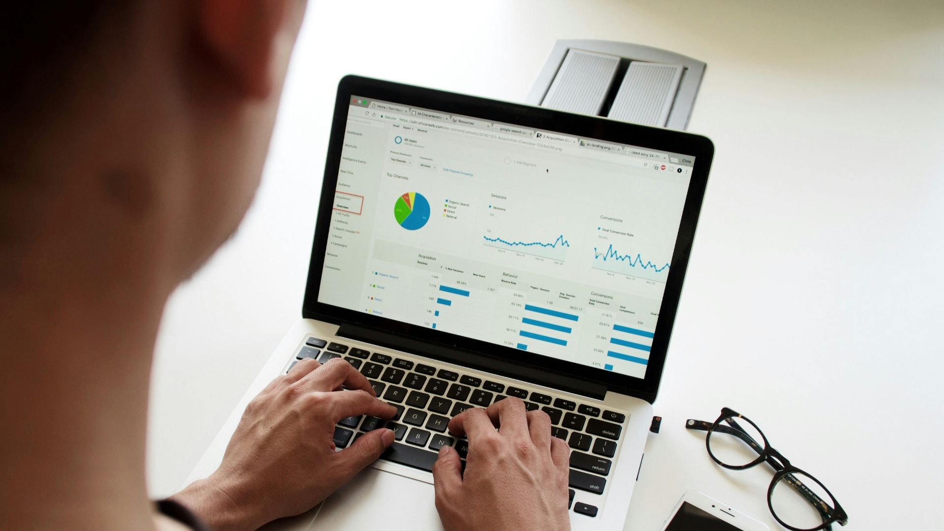 person using MacBook Pro