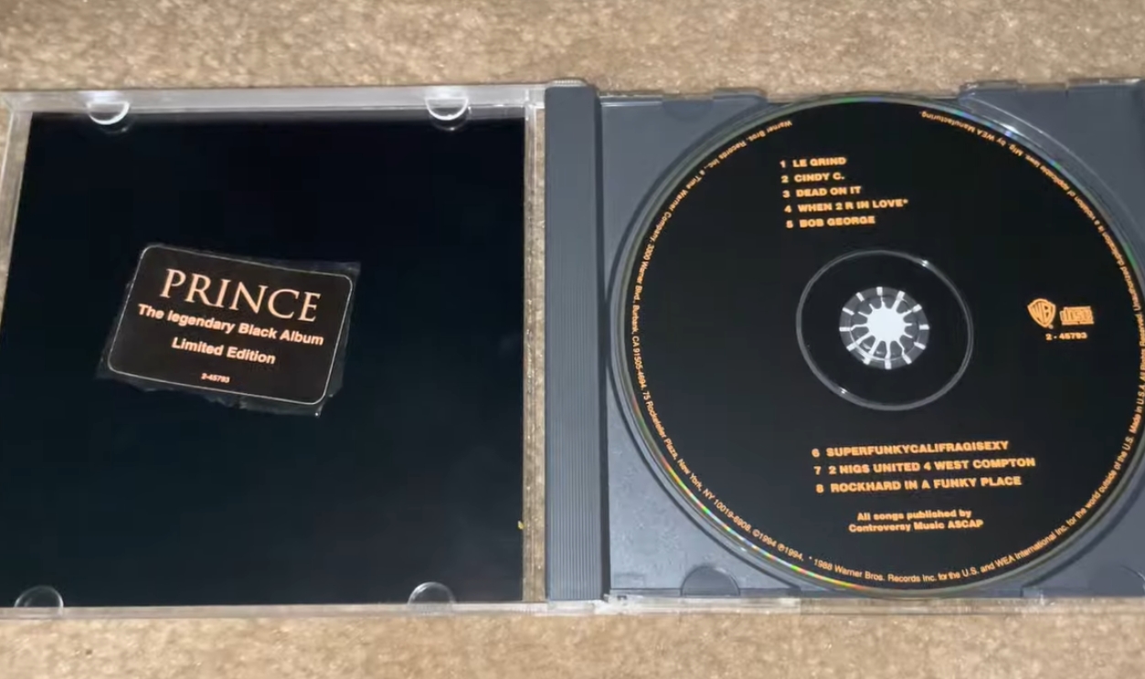 Prince – The Black Album (Original Warner Bros. CD)