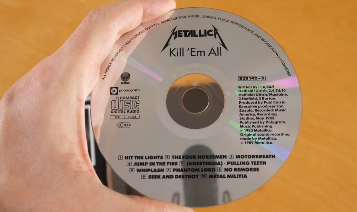 Metallica – Kill ‘Em All (Megaforce CD)