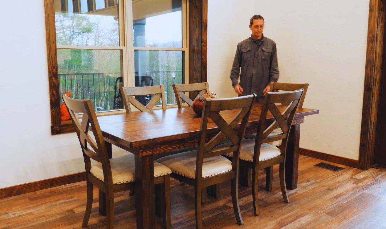 Rustic American Farmhouse dining set