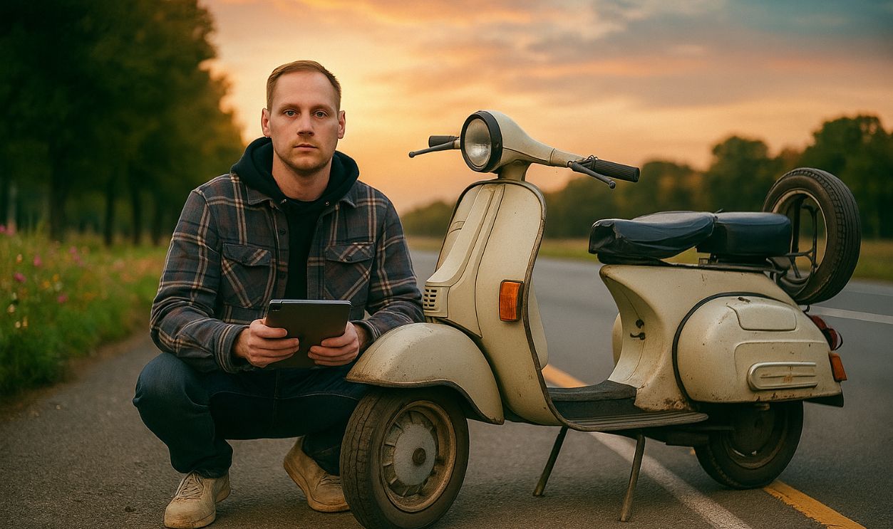 Bajaj Chetak scooter 