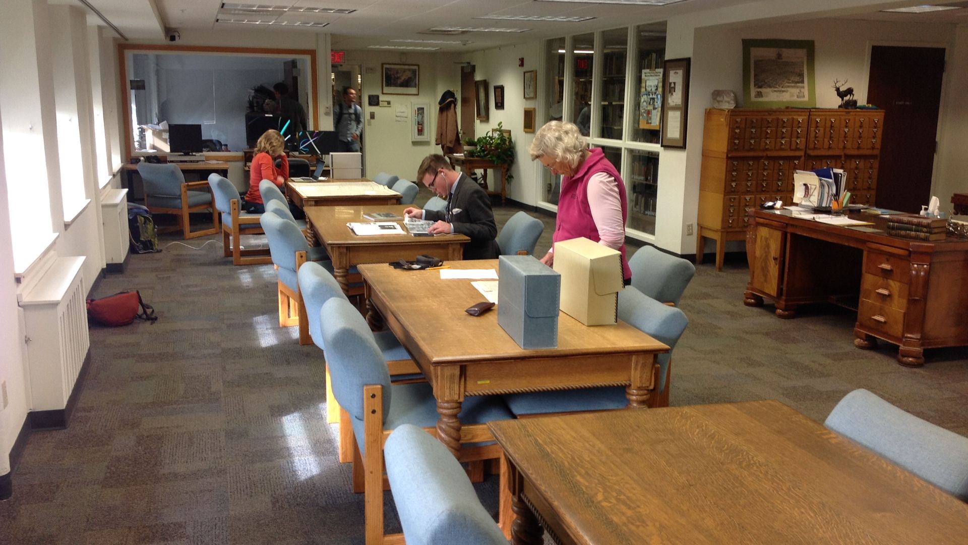 File:Researchers at MSU Special Collections Library.JPG