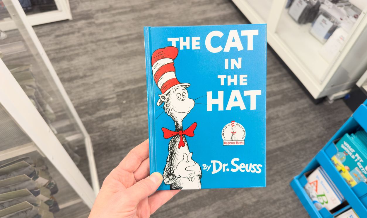 Los Angeles, CA - Jan 22, 2025: The Cat in the Hat, an original Dr. Seuss children's book.