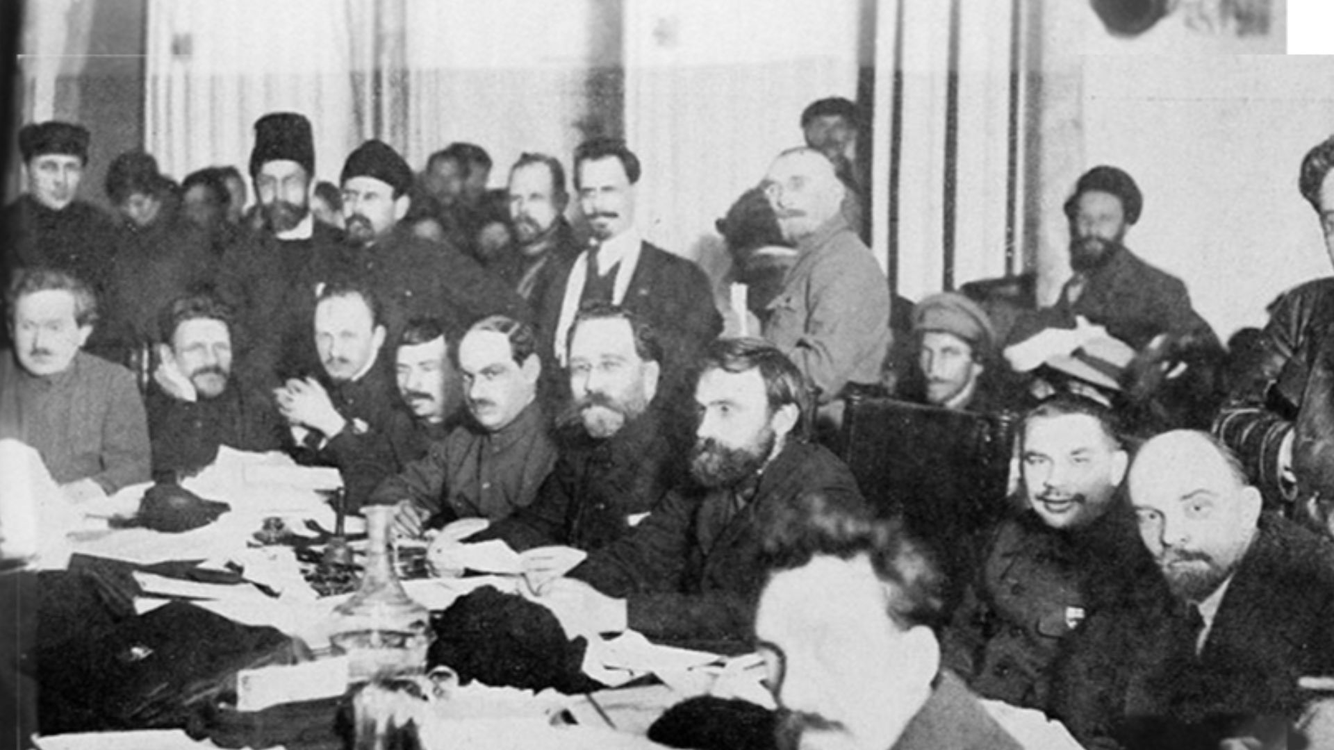 File:Presidium of the 9th Congress of the Russian Communist Party (Bolsheviks).jpg