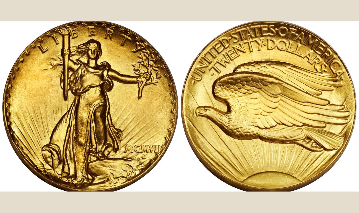 1907 Saint-Gaudens Double Eagle: Ultra High Relief