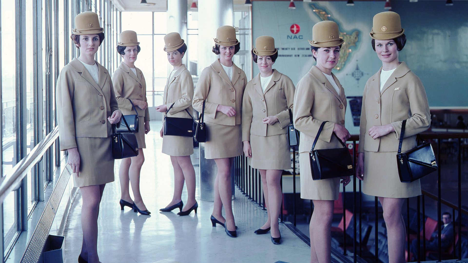 File:Air Hostess Uniform 1965 Gold 003 (9626674016).jpg