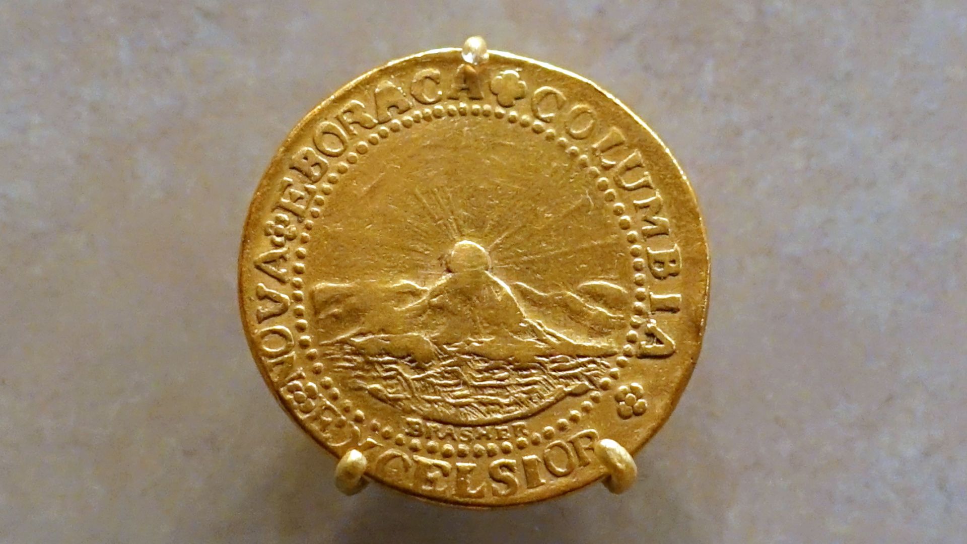File:Brasher Doubloon, 1787 - National Museum of American History - DSC00238.jpg