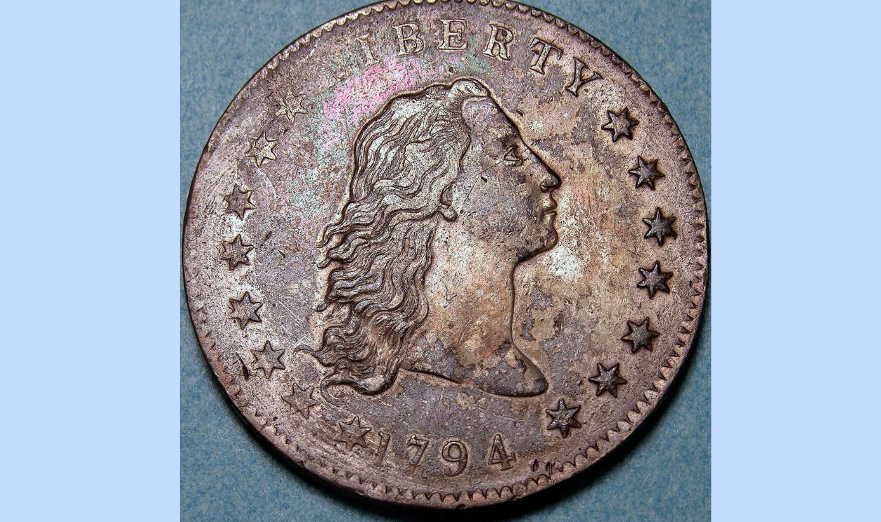 1794 Flowing Hair Silver Dollar 