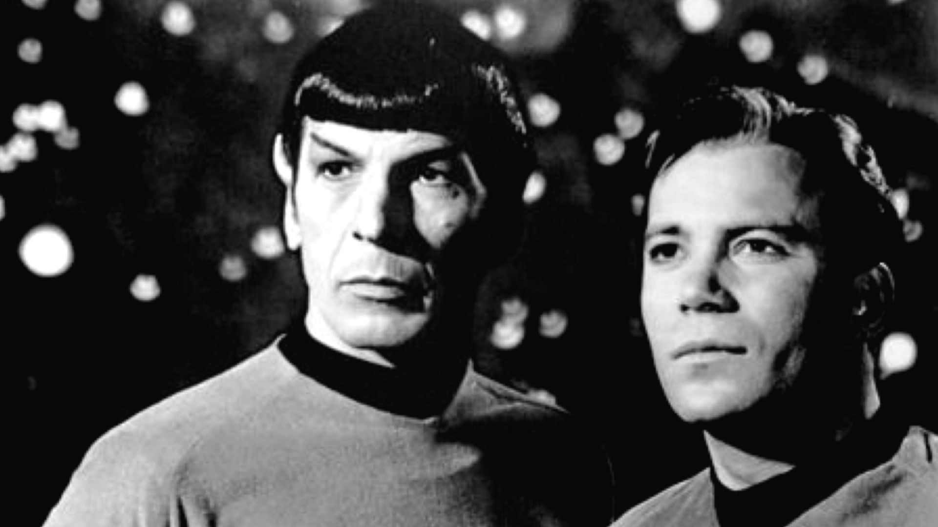File:Leonard Nimoy William Shatner Star Trek 1968.JPG