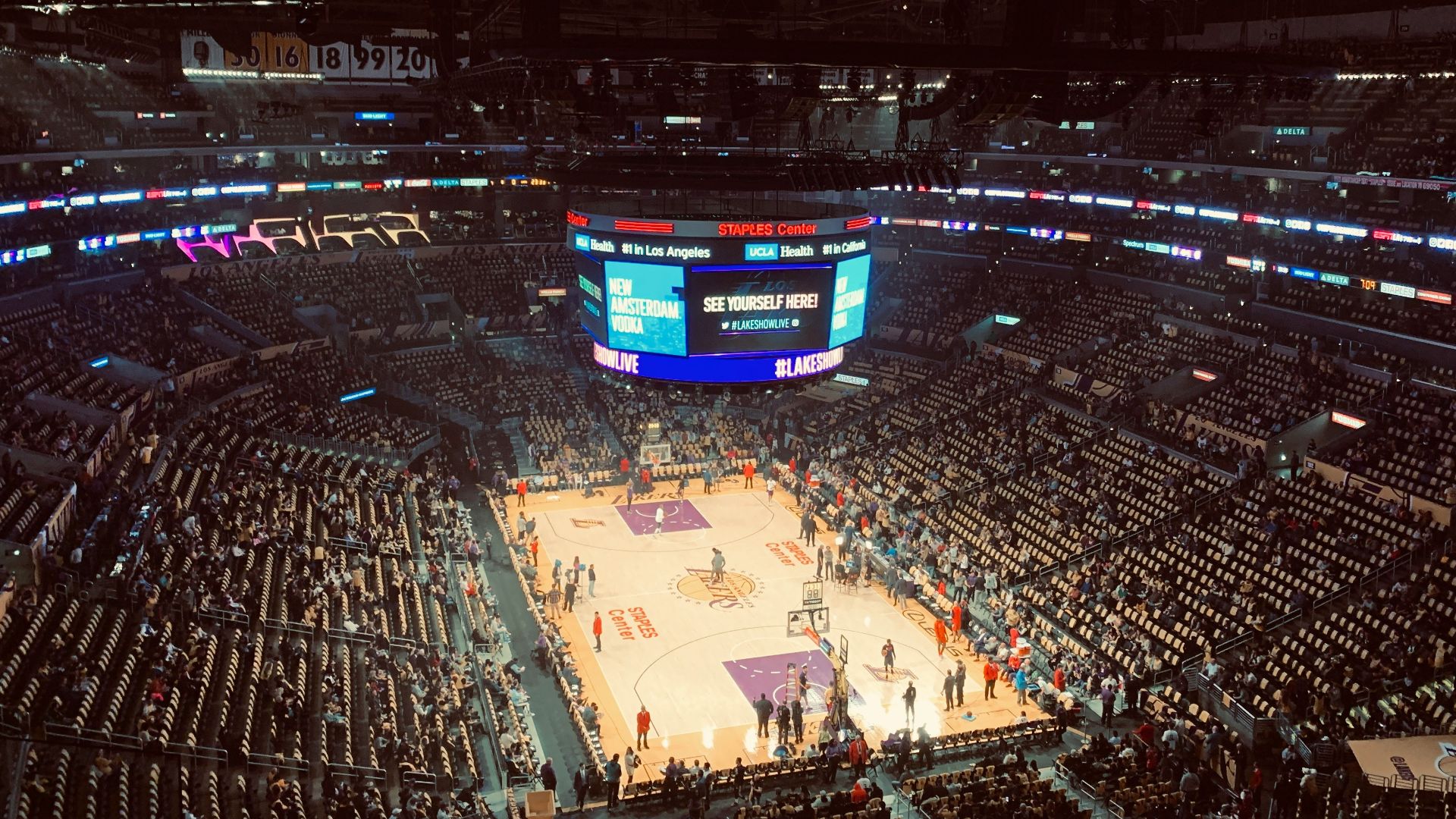 people on ice skating rink