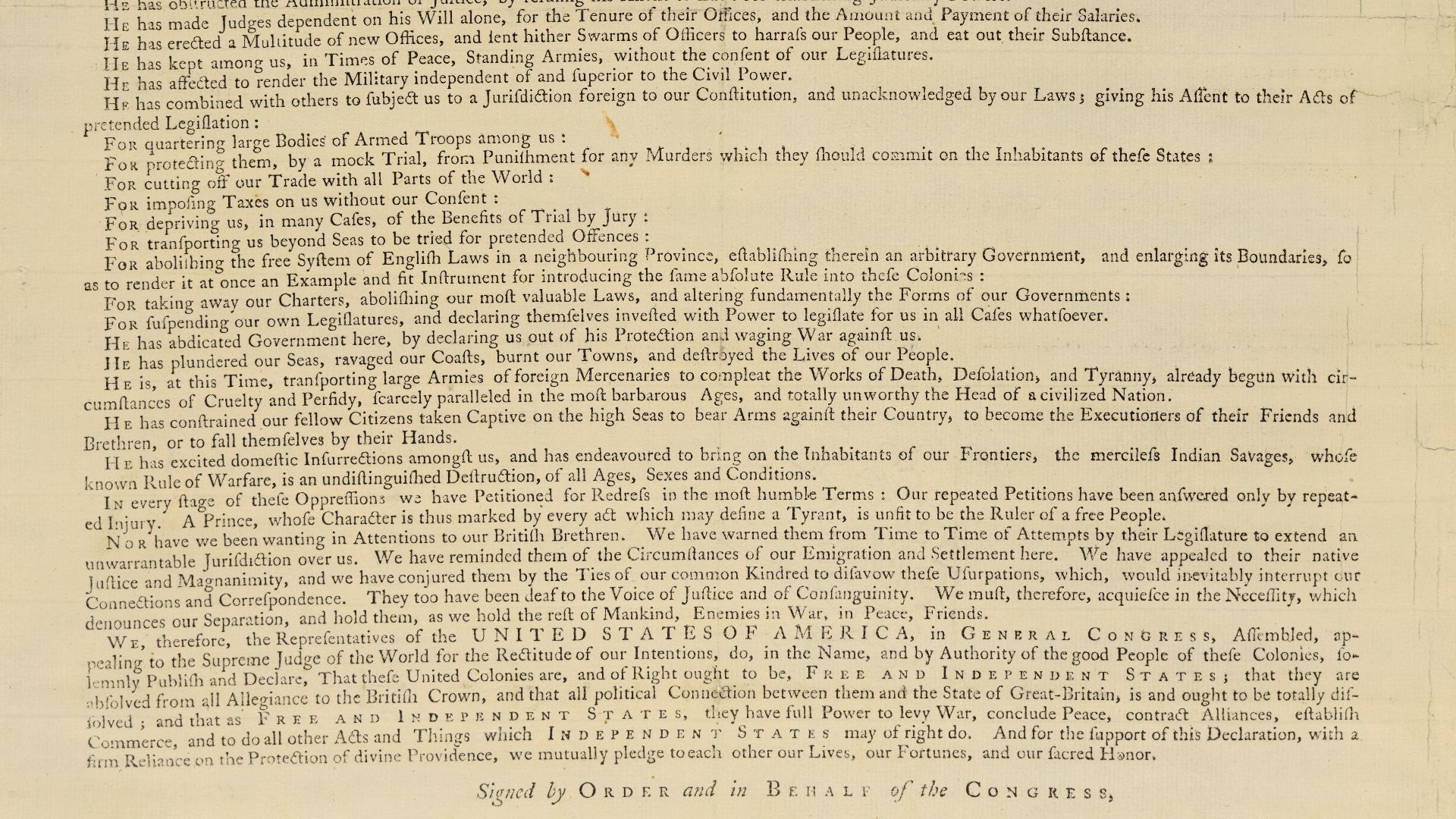 File:Dunlap broadside copy of the United States Declaration of Independence, LOC.jpg