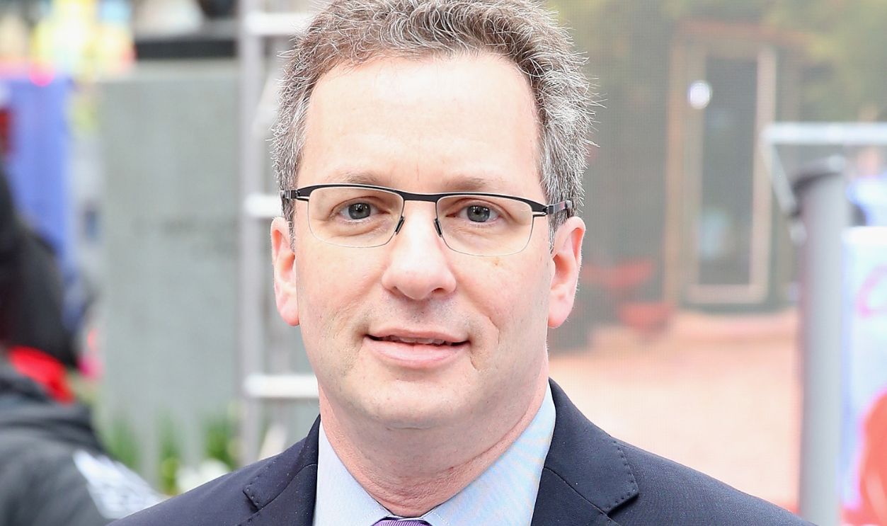 Seth Kaller attends Collectors Cafe Presents The Unveiling Of The Original, Long-Lost Jackie Robinson Baseball Contracts at Times Square on April 11, 2016 in New York City.