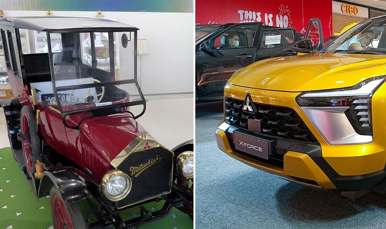 Mitsubishi  then and now