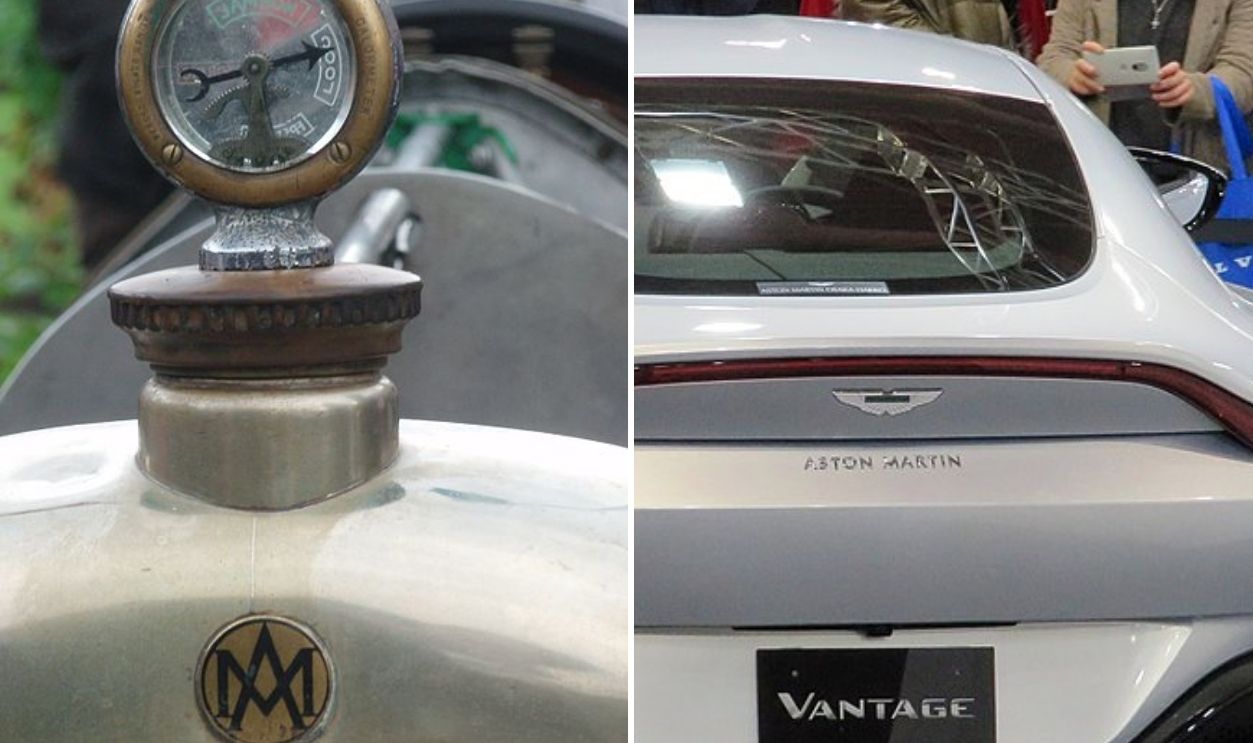 Aston Martin  then and now