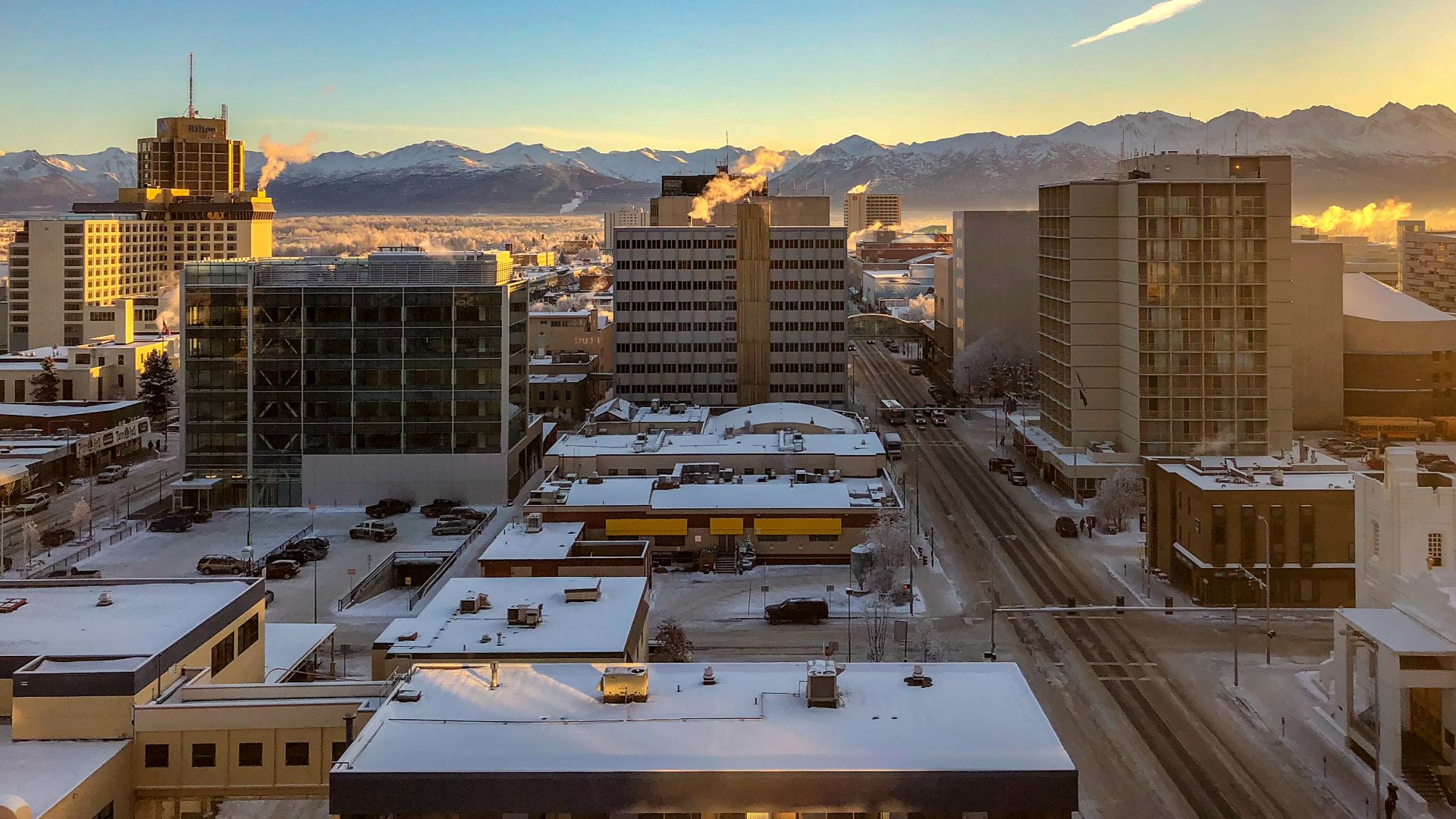 File:Anchorage Skyline in Winter - Hotel Captain Cook - Anchorage Alaska.jpg